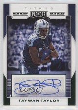 2017 Panini Playoff RPS Auto Hail Mary Taywan Taylor #RPS-TT Auto g6p
