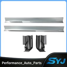 4 Pcs Outer Rocker Panels & Cab Corners for Ford F-150 Crew Cab 4 Door 2009-14