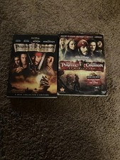 Pirates of the Caribbean: The Curse of the Black Pearl and At Worlds End DVD’s
