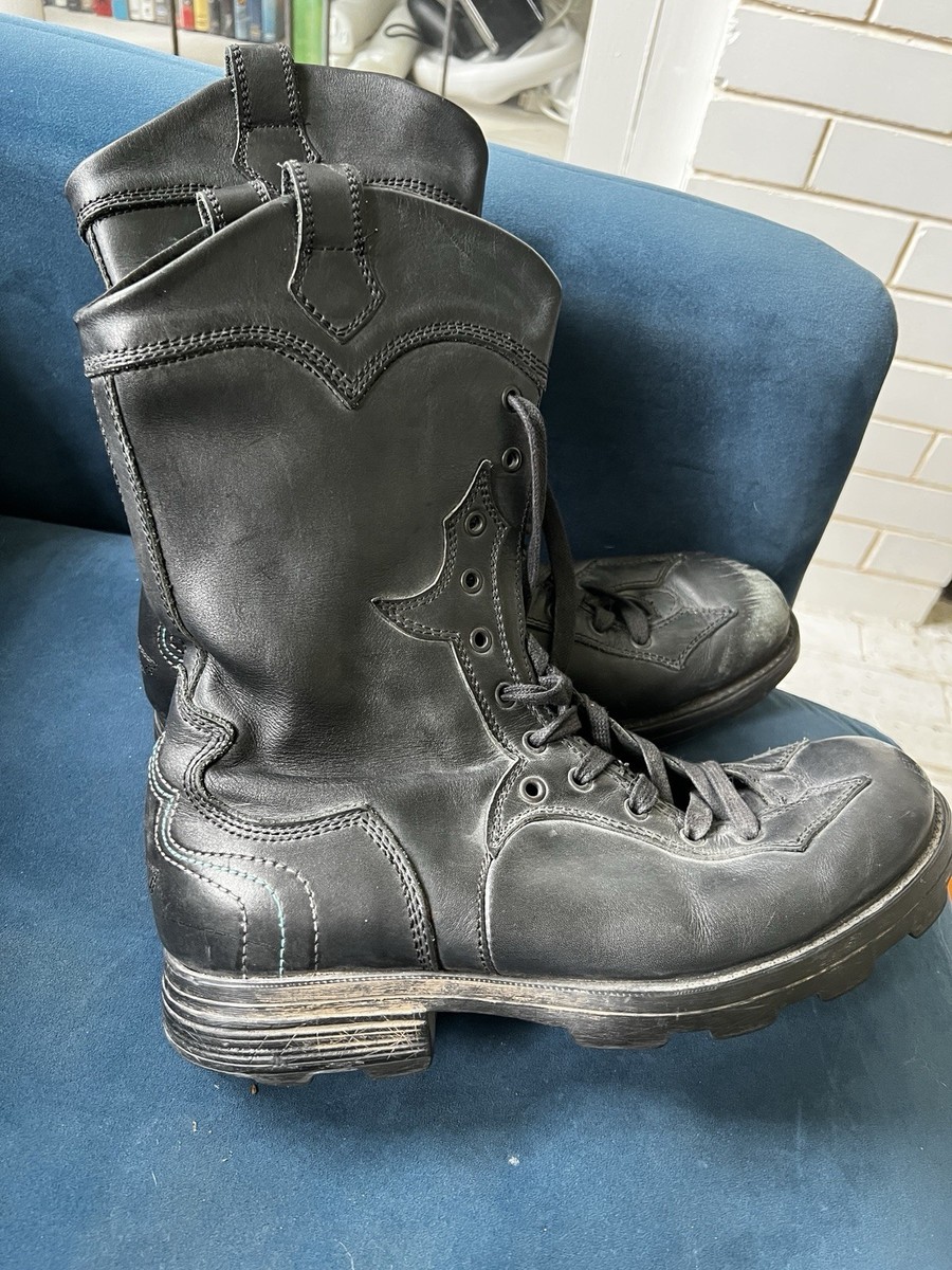 1999 Vintage DIESEL Military Combat Western Stitched Y2K Black
