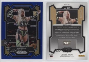 2024 Panini Prizm WWE Blue Prizm /199 Izzi Dame #116 Rookie RC
