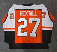 PHILADELPHIA FLYERS RON HEXTALL AUTOGRAPHED SIGNED JERSEY JSA HOLO