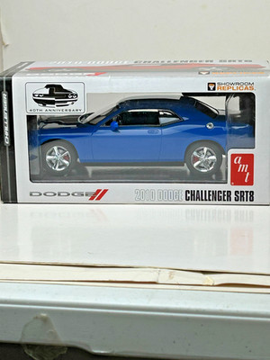 AMT 2010 Dodge Challenger SRT8 Promo Car with Box, Blue