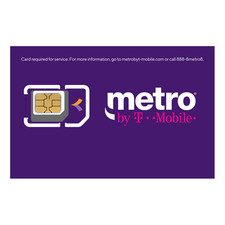 NEW Metro By T-Mobile Triple Cut Nano SIM Card BRAND NEW