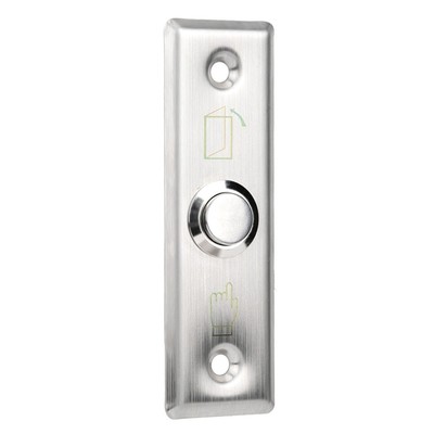 12V Door Access Control Switch Stainless Steel Exit Push Release Button Fit