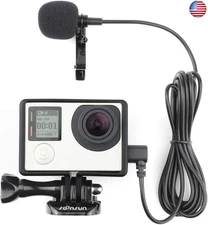 SOONSUN Frame Mount Housing Case with External Lavalier Lapel Clip-on