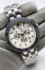 Fabulous Versace Chronograph Date Indicator Quartz Analog Men's Wrist Watch