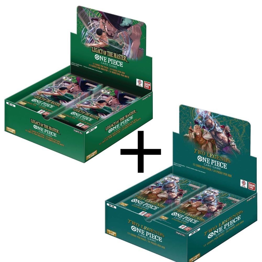 One Piece TCG 2x Booster Box OP12 OP-12 + OP8 OP08 - ENGLISH