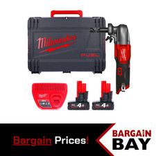Milwaukee M12FNB16 M12 FUEL 12V Brushless Nibbler 2x4.0Ah Batteries Charger Case