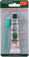 Clubman Moustache Wax Neutral 0.50 oz Pack of 7 