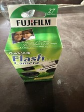 FUJIFILM QuickSnap Flash Disposable Camera. 27 exposures 400 iso. Expired 2016