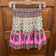 Love The Label Ruby Skirt Zina Print size XS $245 Women's Cotton