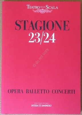 Teatro alla Scala - Programm Saison 23/24 - Oper Ballett Konzerte