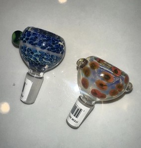 10-Pack 14mm Male Glass Bowl – Replacement Head For Water Pipe, Hookah, Bong – Handmade USA