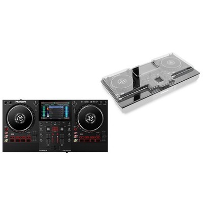Numark Mixstream Pro+ + Cover - DJ Controller-Set