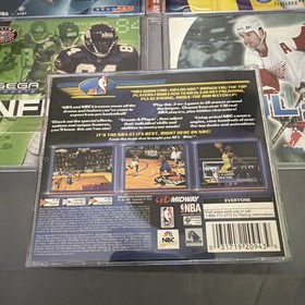 Sega Dreamcast Game Lot Of 4 Tested NBA Show Time NHL 2K NFL 2K, 2K1