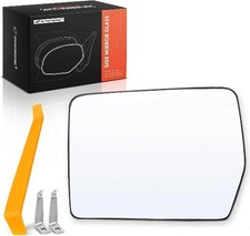 Left Driver Side Heated Mirror Glass Compatible with F Style: Left Driver Side