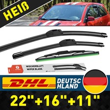Scheibenwischer Satz vorn + hinten FORD FUSION JU ; FIESTA V JD, JH 2001-2008