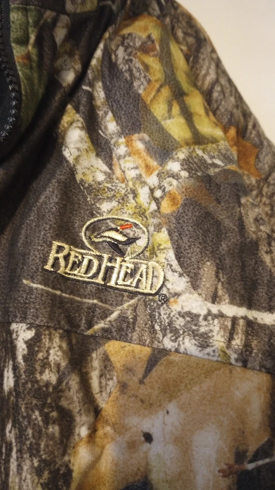 REDHEAD Men’s Full Zip Camo Hunting Thinsulate Jacket L - Image 2 of 4