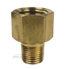 Brass Reducer Adapter 1/4" Female X 1/8" Male NPT Pipe Reducing Fitting