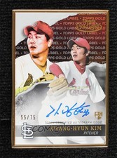 2020 Topps Gold Label Framed Black 55/75 Kwang-Hyun Kim #GLA-KK Auto qw7