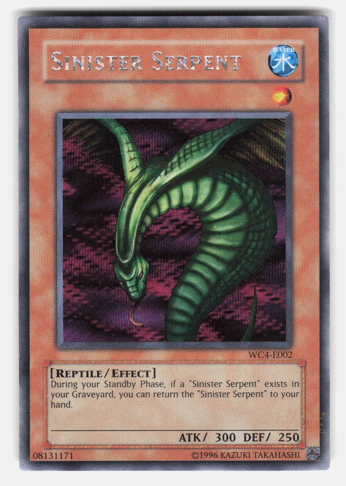 SINISTER SERPENT World Championship 2004: GBA Promo UNLIMITED - Yu-Gi-Oh - LP