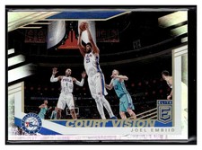 2019-20 Donruss Elite #17 Joel Embiid Court Vision Philadelphia 76ers