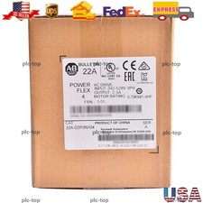 New AB 22A-D2P3N104 PowerFlex 4 0.75 kW 1 HP AC Drive 22AD2P3N104 US Free Tax