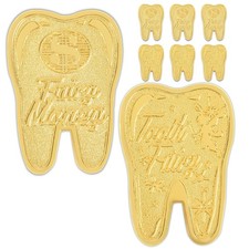 Golden Tooth Fairy Coins 6-Pack, A Magical Keepsake Gift to Reward Kids for a...
