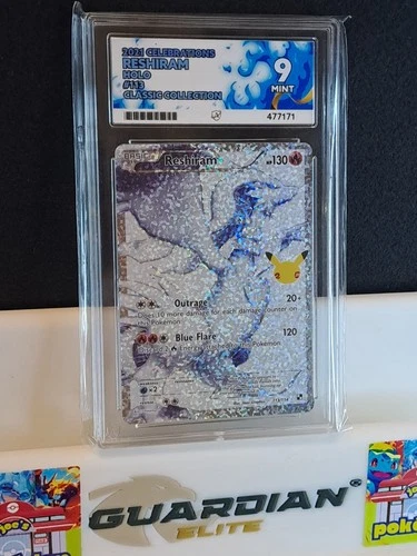 Pokemon Reshiram 113/114 Celebrations MINT ACE 9