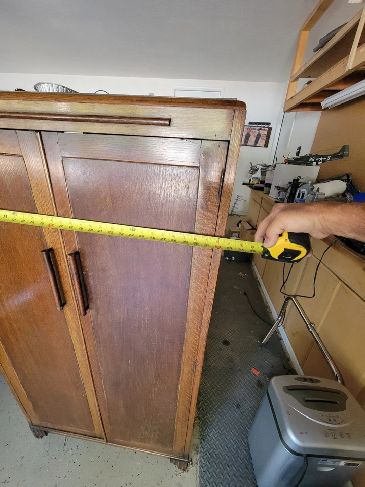 Old Armoire In Good Condition Vintage - Image 4 of 4