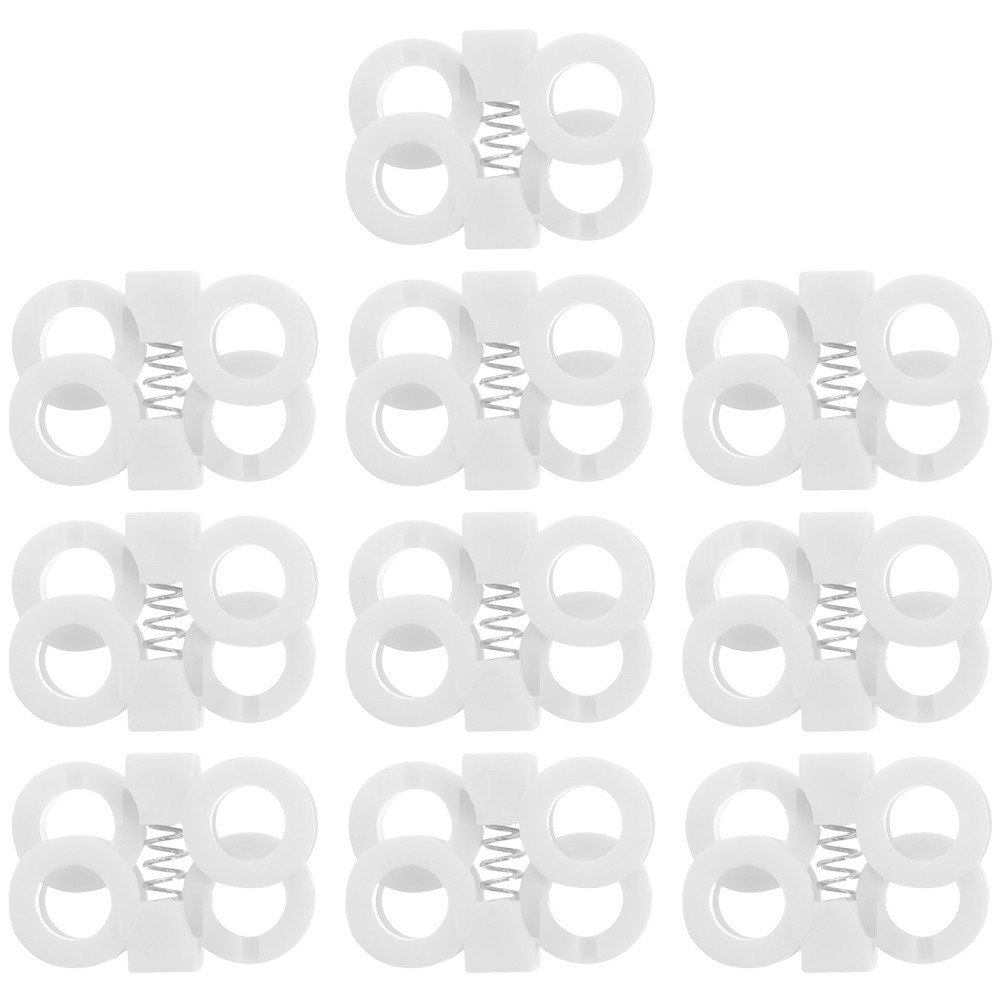 APL 10 Pezzi Porta Fibbia per Lacci Uomo e Donna Bambino Clip Accessori