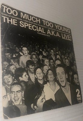 SLEEVE ONLY The Special A.KA Feat Rico Too Much Too Young 7'' UK 1980 45 NO Recrd