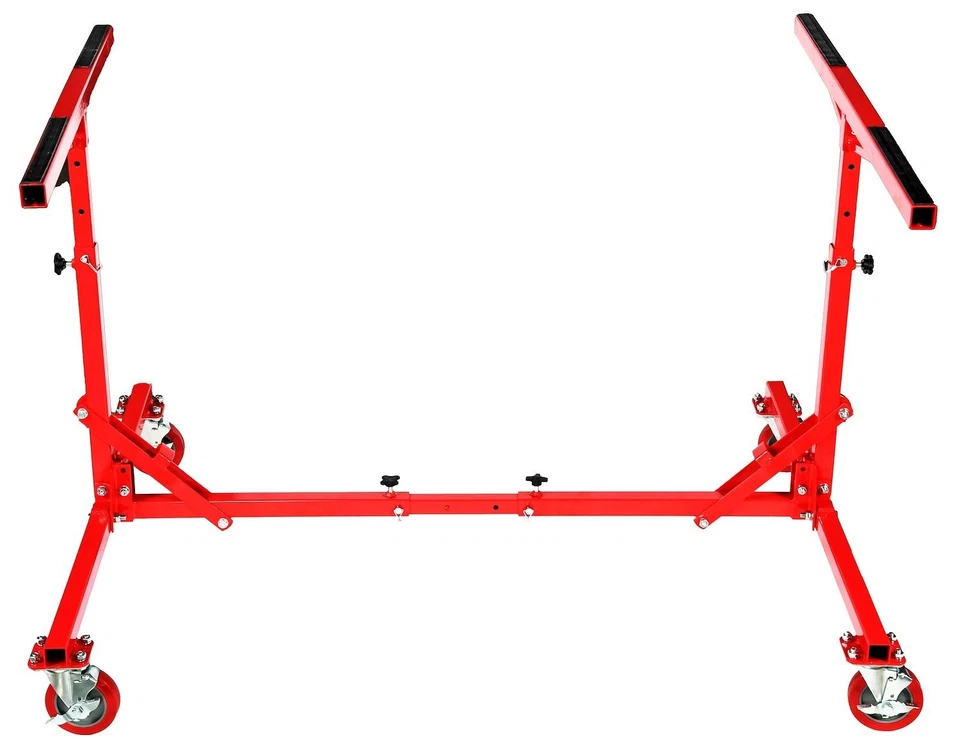 Carretilla con plataforma para camión JEGS 81243 600 lb. Capacidad 51 in. x 44 in. x 12 in. Moneda de diez centavos plegada Foto 2 de 4