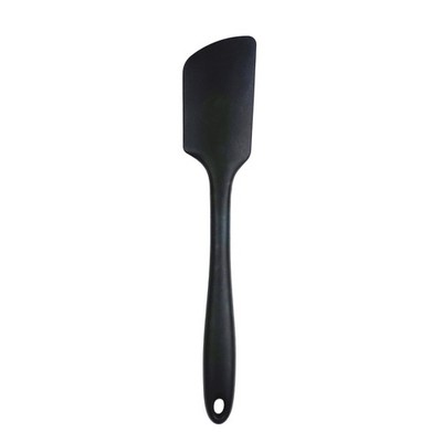 RSVP Ela s Favorite 11'' Black Silicone Spatula, BPA-Free, Heat Resistant