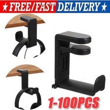 Rotating Headphone Stand Gaming Headset Holder Adjustable Under Desk Hanger LOT