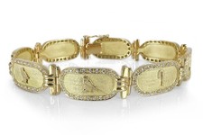 Egypt Armband Brillanten insg ca 0,70 ct  750 Gelbgold ca. 40,5 g [BRORS 17651]