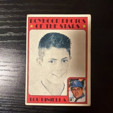 1972 Topps - Boyhood Photos of the Stars Lou Piniella #491