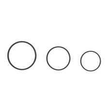 50PCS Assorted Size Rubber Drive Belts 1.2mm Tape Machine Belt 25/28/30mm