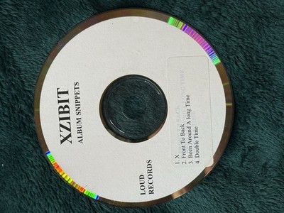 Xzibit Album Snippets Restless CD CDr Loud Records Promo Only NOT ON DISCOGS