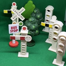 Toy Tree, Traffic Lights, Road, Rail,  Sign Bundle 3”