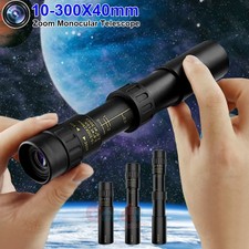Day/Night Military Telescope 10-300X40mm Zooming HD Monocular Mobile Telescope
