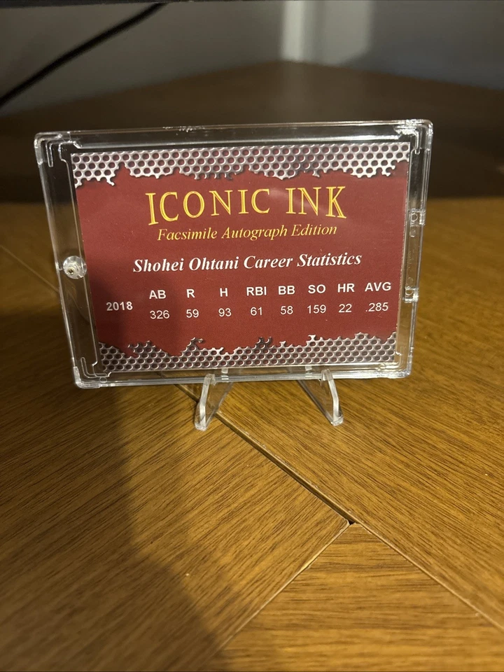 Shohei Ohtani 2018 RC Facsímil Edición Autógrafo Foto 2 de 2