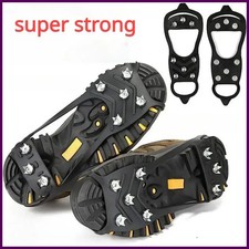8 Teeth Ice Gripper Spike for Shoes Winter Outdoor Anti-Slip Hiking Crampons