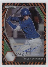 2021 Panini Prizm Draft Picks Tiger Stripes 19/25 Tyler Whitaker #PDP87 Auto 9sm