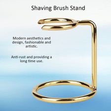Men Shaving Brush Stainless Steel Stand Holder For Salon Home Travel