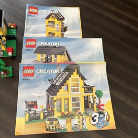 LEGO (4996) Creator 3-in-1: Beach House 100% Complete w/ All 3 Manuals & Extras