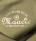 NWOT Maacie For Moms To Be Sz M Maternity Green Spandex Dress Padded Bathin Suit — photo 3