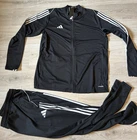 adidas Tiro23 Competition Fire Set Top Bottom Mens Bird Black Track Suit