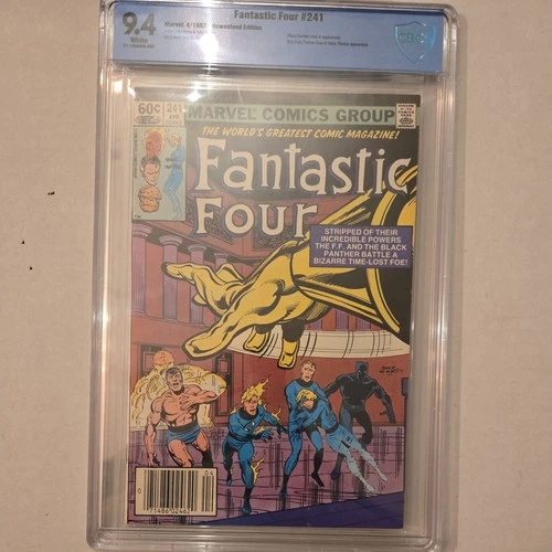🔑💎🔥 Fantastic Four 241 CBCS 9.4 GRADED  Marvel Comic 1982  Byrne 🔥🔑💎